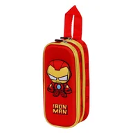 Piórniki - Dwukomorowy piórnik 3D Iron Man Bobblehead - miniaturka - grafika 1