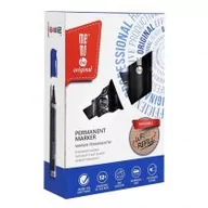 Przybory szkolne - Marker permanentny niebieski (12szt) MemoBe - miniaturka - grafika 1