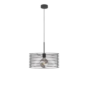 Druciana lampa wisząca do salonu w stylu loft CLIZA - Lampy sufitowe - miniaturka - grafika 1
