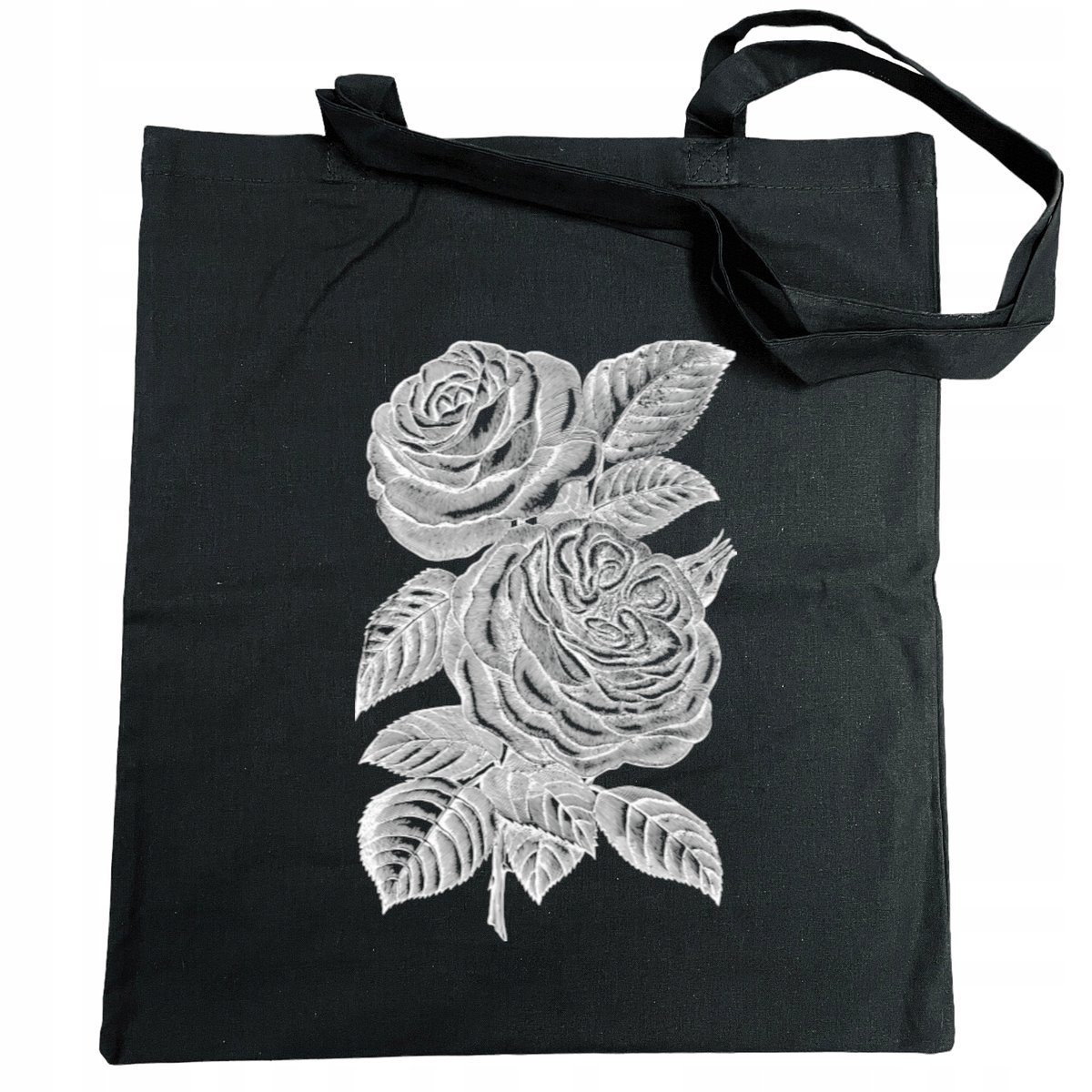 Torba na zakupy nadruk kwiaty RÓŻE