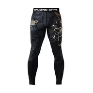 Legginsy - Legginsy do MMA męskie Ground Game Oni Samurai - miniaturka - grafika 1