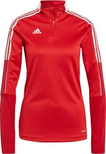 Bluza damska adidas Tiro 21 Training Top czerwona GM7317-M - Bluzy damskie - miniaturka - grafika 1