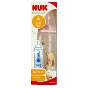 Butelki dla niemowląt - Nuk Butelka 0-6m Kubuś 10741022 300 ml - miniaturka - grafika 1