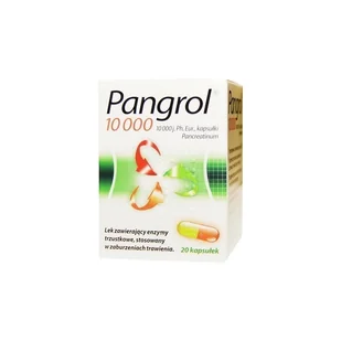 Berlin Chemie Pangrol 10 000 20 szt. - Układ pokarmowy - miniaturka - grafika 1