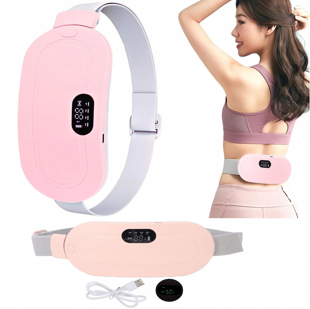 Inteligentny Pas Grzewczy Na Bóle Menstruacyjne Masażer Menstruacyjny