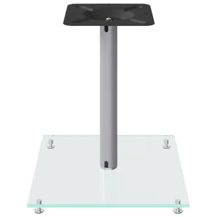 Stojaki pod głośniki, 2 szt, srebrne, szkło hartowane, 1 słupek Lumarko! - Głośniki - stojaki i akcesoria - miniaturka - grafika 13