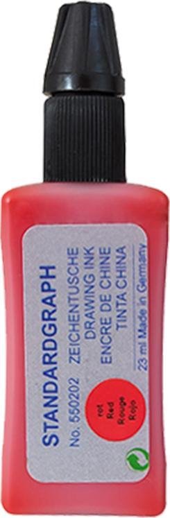 Standardgraph Tusz kreślarski Standardgraph - czerwony 550202