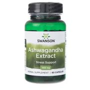 Suplementy naturalne - Swanson Ashwagandha Extract 450 mg 60 kapsułek (SWH287) - miniaturka - grafika 1