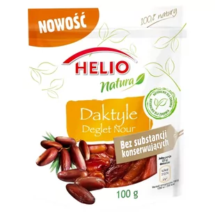 Helio Natura Daktyle Deglet Nour 100 g - Owoce świeże i suszone - miniaturka - grafika 1