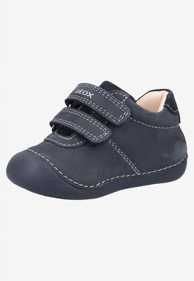 GEOX GRANATOWE SPORTOWE BUTY DZIECIĘCE Z SKÓRY NATURALNEJ 19 6GA