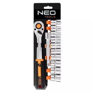 Klucze nasadowe 1/2" zestaw 12 szt. grzechotka NEO 10-030 - Klucze i nasadki - miniaturka - grafika 1