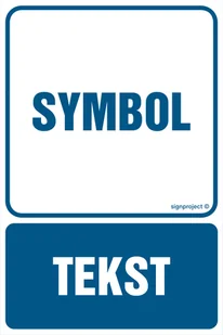 ZNAK NA ZAMÓWIENIE WZÓR D-003, PS - PŁYTA PCV 1MM FOTOLUMINESCENCYJNA; (150X225MM) - Systemy ekspozycyjne i znaki informacyjne - miniaturka - grafika 1