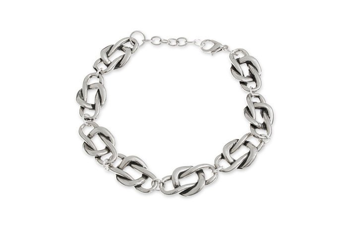 Elegancka Bransoletka W Kolorze Srebrnym