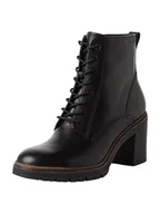 Botki damskie - Tamaris Damskie sztyblety 1-25122-43, czarny, 39 EU - miniaturka - grafika 1