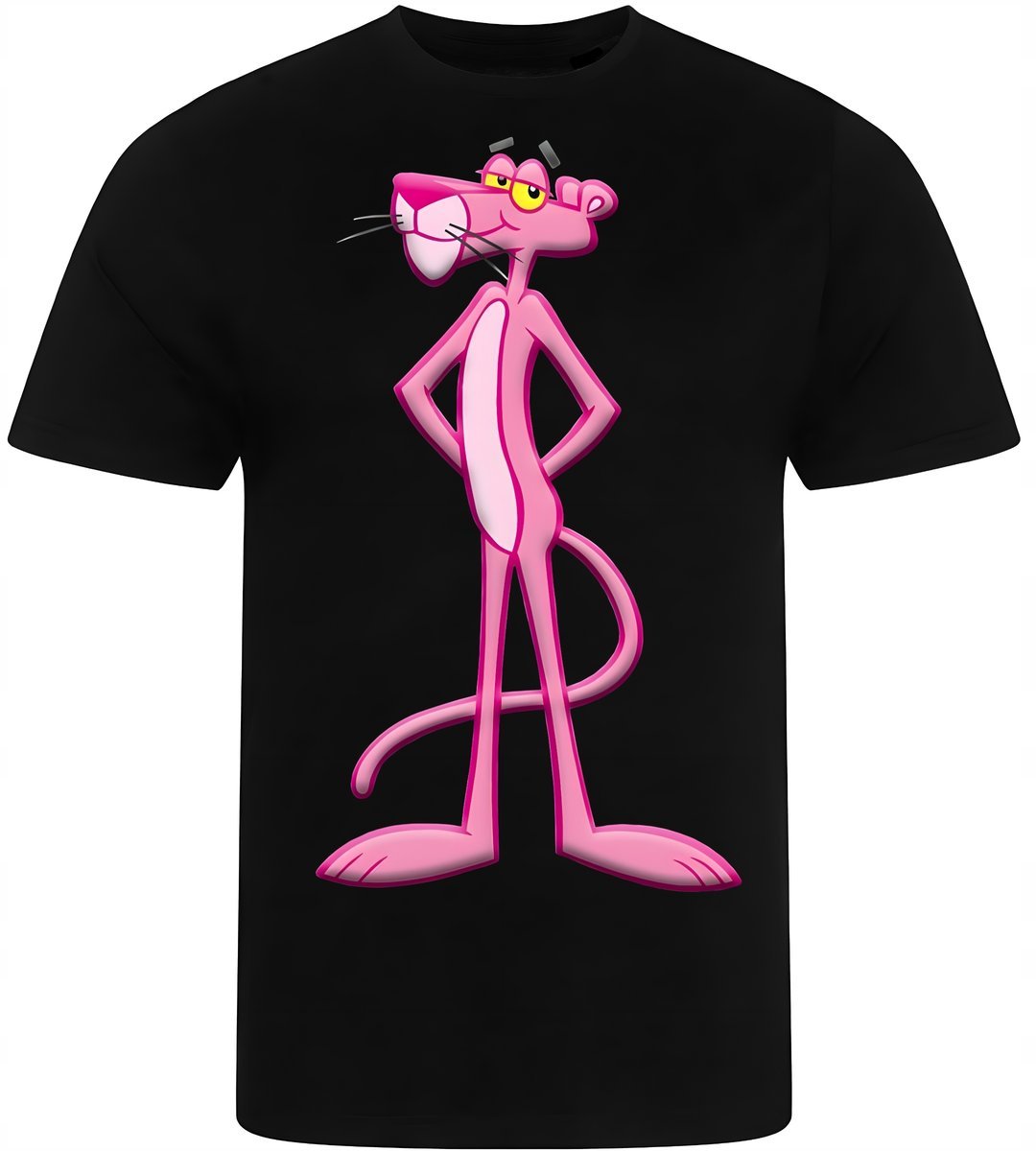 Koszulka Męska Nadruk Różowa Pantera Modna Prezent Premium S