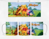 Kubki - KUBEK Z NADRUKIEM- MIŚ KUBUŚ PUCHATEK +IMIĘ - miniaturka - grafika 1