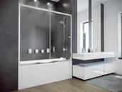 Parawany nawannowe - BESCO DDS-II-170 KABINA DUO SLIDE II 170 170 BESCO DDS-II-170 - miniaturka - grafika 1