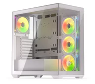 Obudowy komputerowe - Krux Exo RGB Biały - miniaturka - grafika 1
