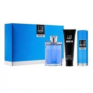 Zestawy perfum męskich - Dunhill Desire Blue zestaw woda toaletowa spray + żel pod prysznic + dezodorant spray 100 ml + 90 ml + 195 ml - miniaturka - grafika 1