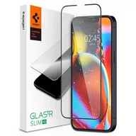 Szkła hartowane na telefon - Spigen SZKŁO HARTOWANE GLASS F BLACK DO - IPHONE 13 PRO MAX AGL03383 - miniaturka - grafika 1