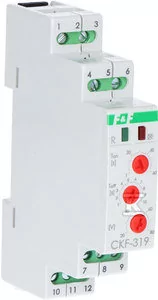 F&F Czujnik kolejności zaniku fazy CKF-319-TRMS z regulacją czasu zadziałania i powrotu True RMS - Systemy inteligentnych domów - miniaturka - grafika 1