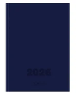 Kalendarze - Kalendarz 2026 A5 dzienny Szefa Dtp granat Herlitz - kalendarz - miniaturka - grafika 1