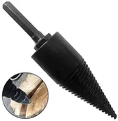 Wiertła - WIERTŁO stożkowe do Rozłupywania Drewna M12 czarny NZ19 - miniaturka - grafika 1