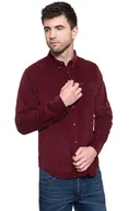 Koszule męskie - Koszula Lee Button Down Burgundy L880Mrmf-S - miniaturka - grafika 1