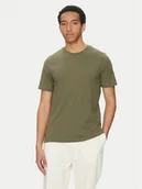 Koszulki męskie - Tommy Hilfiger T-Shirt Ess Seasonal MW0MW39995 Zielony Regular Fit - miniaturka - grafika 1