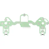 Akcesoria do Playstation - Taśma, folia JDM-001/JDM-010/JDM-011 przewodząca transmisyjna przycisków do kontrolerów PS4 V2.0, zielona ORG - miniaturka - grafika 1