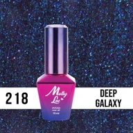 Lakiery hybrydowe - Molly Lac Lakier hybrydowy MollyLac Obsession Deep Galaxy 10 ml Nr 218 - miniaturka - grafika 1