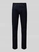 Spodnie męskie - Jeansy o kroju regular fit z wpuszczanymi kieszeniami - miniaturka - grafika 1