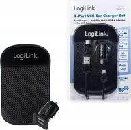 Ładowarki samochodowe - Zasilacz samochodowy LogiLink - 2 x USB - 10,5 Watt - miniaturka - grafika 1