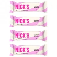 Batoniki - Nicks Baton w mlecznej czekoladzie Peanut nFudge zestaw 4 x 40 g - miniaturka - grafika 1