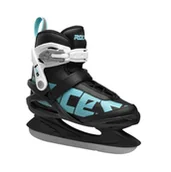 Łyżwy - Damskie łyżwy Roces ICY 5 WOMAN Black/White/Azure EUR 42 - miniaturka - grafika 1