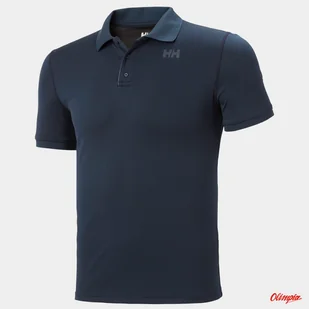 Koszulka Męska Helly Hansen Lifa Active Solen SS Polo - Navy - Koszulki męskie - miniaturka - grafika 1