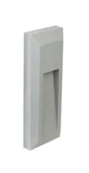 Lampy ogrodowe - Su-Ma Kinkiet na elewację MUR PC 2502B neutralny 2700K IP65 wys. 23cm popiel 2502B - miniaturka - grafika 1