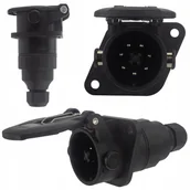 Akcesoria do przyczep i kamperów - GNIAZDO EBS/ABS 7 PIN 24V DO NACZEPY PRZYCZEPY TIR - miniaturka - grafika 1