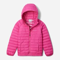 Kurtki i płaszcze dla dziewczynek - Kurtka młodzieżowa dziewczęca zimowa Columbia Powder Lite II Hooded Jacket 2090043695 155-159 cm (L) Różowa (195981310023) - miniaturka - grafika 1