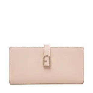 Duży Portfel Damski Furla Flow Continental Bifold WP00402 BX2045 0496S Różowy - Portfele - miniaturka - grafika 1