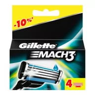 Zestawy kosmetyków męskich - Gillette Ostrza + Żel Mach 3 x4 szt Oryginalne - miniaturka - grafika 1