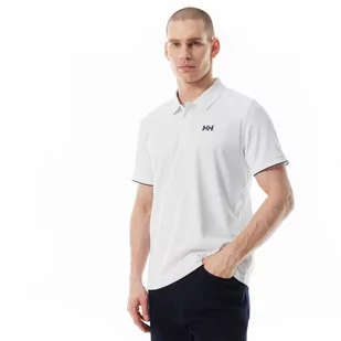 Męska koszulka polo Helly Hansen Ocean - biała - HELLY HANSEN - Koszulki sportowe męskie - miniaturka - grafika 1