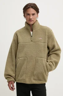 Dickies bluza męska kolor zielony gładka - Bluzy męskie - miniaturka - grafika 1