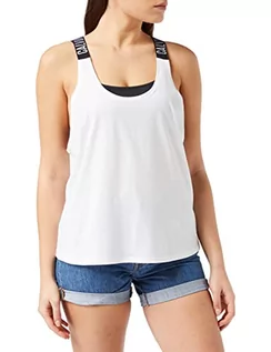 Koszulki i topy damskie - Calvin Klein Damski tank top, Pvh Classic White, L - grafika 1