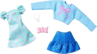 Barbie ubranka + akcesoria 2-pak Hyv05 Mattel - zabawka - Domki dla lalek - miniaturka - grafika 1
