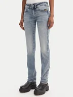 Spodnie damskie - G-Star Raw Jeansy D02153-D987-H959 Niebieski Slim Fit - miniaturka - grafika 1
