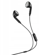 Słuchawki - Słuchawki przewodowe douszne Jack 3,5 mm Hoco M73 czarne - miniaturka - grafika 1