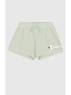Spodenki damskie - Champion Szorty dresowe w kolorze miętowym - miniaturka - grafika 1