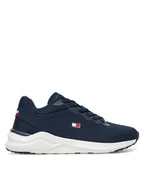 Buty dla chłopców - Tommy Hilfiger Sneakersy T3X9-33879-1219800 Granatowy - miniaturka - grafika 1