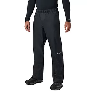 Columbia Męskie spodnie przeciwdeszczowe Big & Tall Rebel Roamer Czarny 4X x 32" Inseam - Spodenki męskie - miniaturka - grafika 1